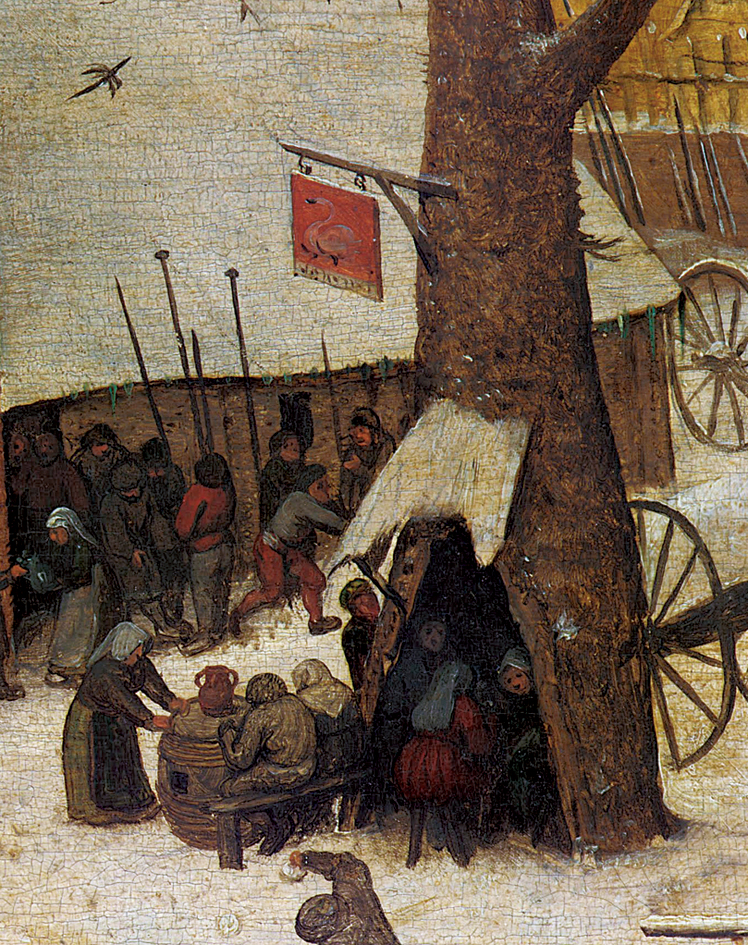  彼得·勃鲁盖尔 Bruegel Pieter—— 伯利恒的户口调查 局部 (3)